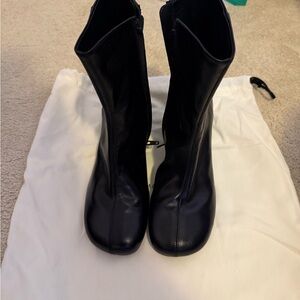 Lemaire Black Ankle Boots for Women 55mm Anatomic boots